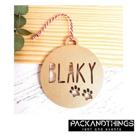 bola de navidad perros personalizada Packandthings alicante