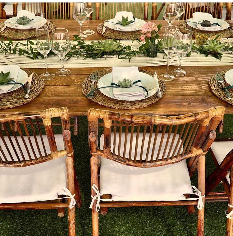 alquiler bodas eventos bautizos comuniones decoración packandthings alicante menaje de mesa