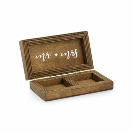 caja de madera para alianzas bodas Packandthings alicante