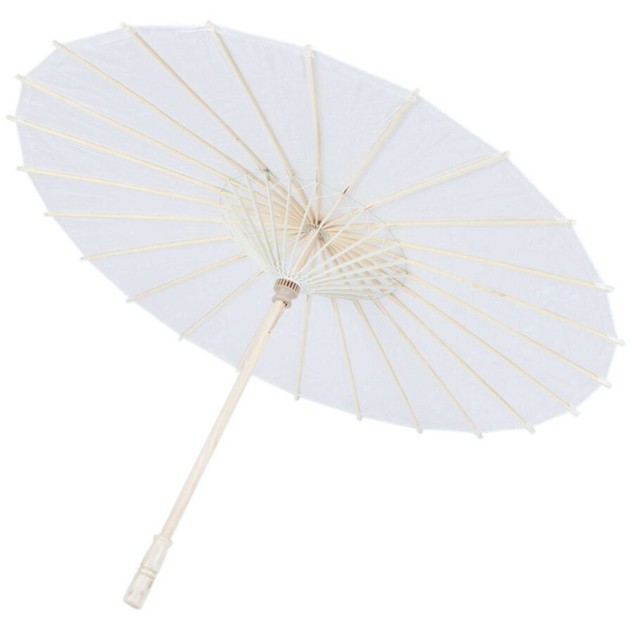 Sombrilla Parasol Blanco