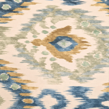 Mantel Lenguas Blue and Green